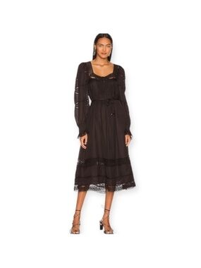 Tularosa black Midi Dress - Women's XS